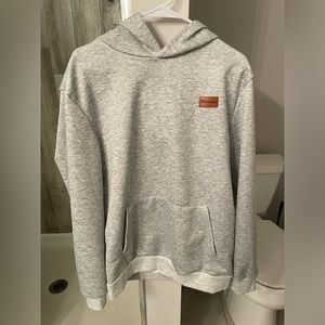 Grey basic hoodie size L